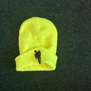 Billie Eilish Neon Yellow Beanie Hat